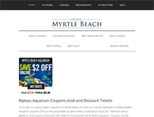 Tablet Screenshot of insidemyrtlebeachsc.com